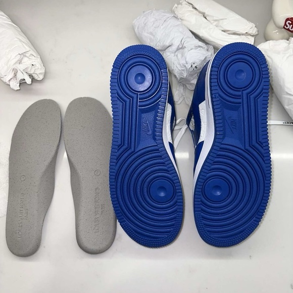 Nike x Louis Vuitton x Virgil Abloh Air Force 1’s AF1s LV Blue/White - Picture 2 of 12